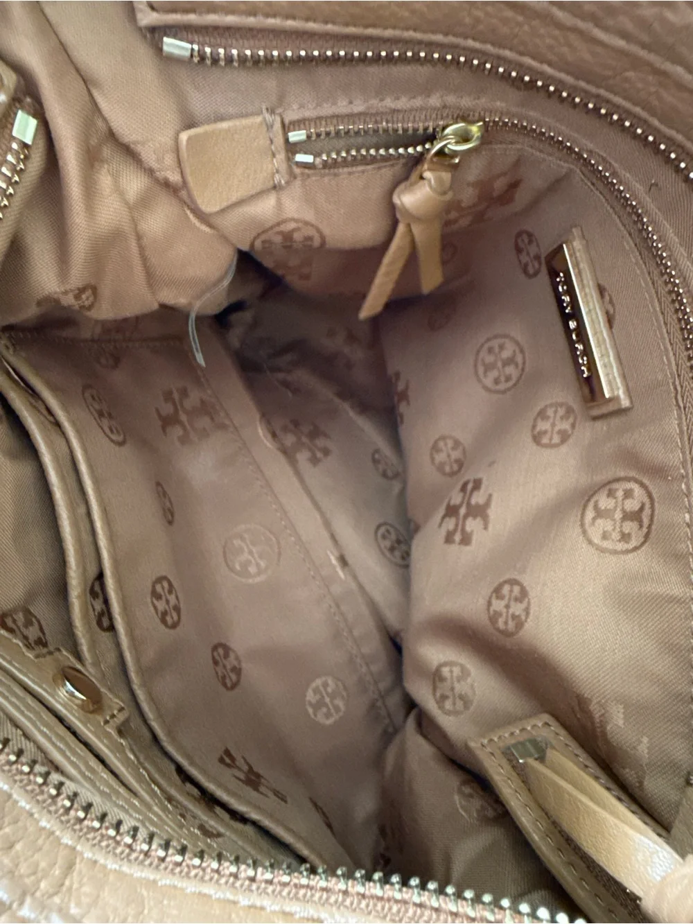 Tory Burch Women's Ivy Pebbled Leather Convertible Shoulder Bag Crossbody